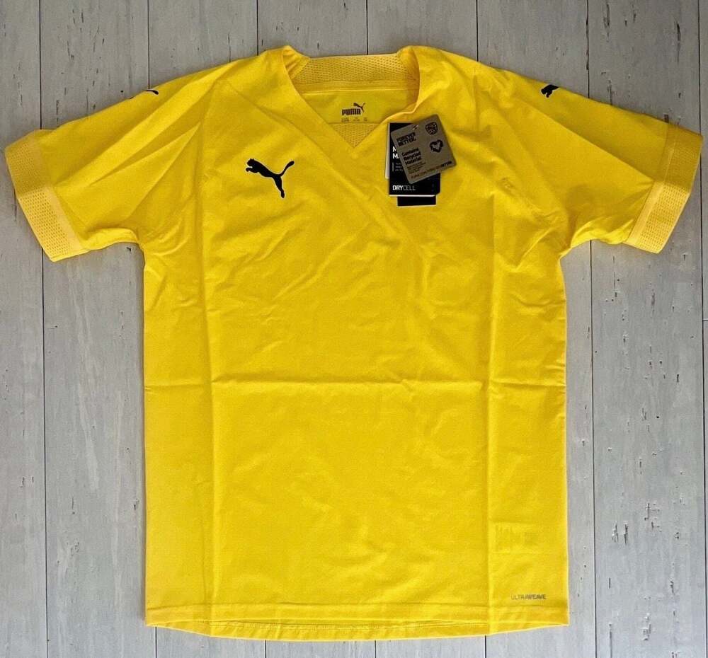 Puma TeamFINAL Jersey Jr Cyber Yellow Boys XL